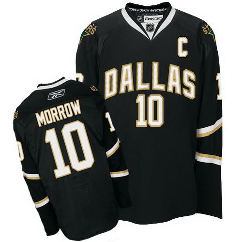 Discount and high quality Black Hockey NHL Dallas Stars 10 Brenden Morrow Jersey